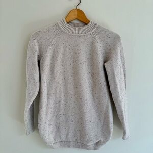 LOFT Speckled Oatmeal Sweater - Size Extra Small